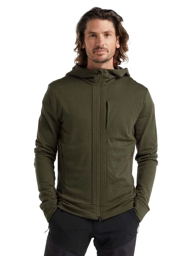 Merino full store zip hoodie