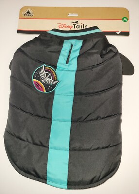 Disney Tails Dog Vest Buzz Lightyear Star Command Teal Size M