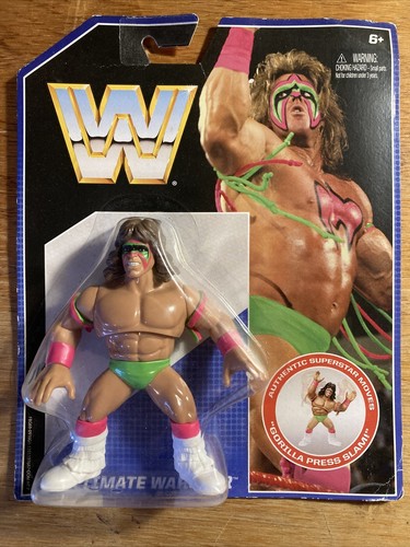 WWE Ultimate Warrior Retro Figure Series 1 2016 Ma...