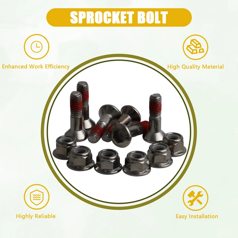 6 x Perno de piñón para Suzuki DRZ400 DRZ400E DRZ400S DRZ400SM RMZ450 RMX450Z Foto 3 de 4