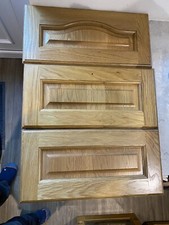 SOLID OAK DRAWER SET  3 AT 500 WIDE x 240mm HIGH MAKING 720 TOTAL   STOCK DZ299