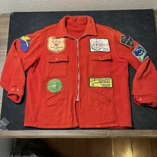 Vintage Riffle Club Jacket NRA 50s Black Powder 1930s 1940s Muzzle Loader