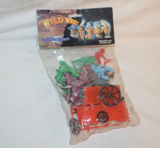 NEW Sealed Baggie 1990's Wild West Cowboys And Indians Toy Soldiers Playset