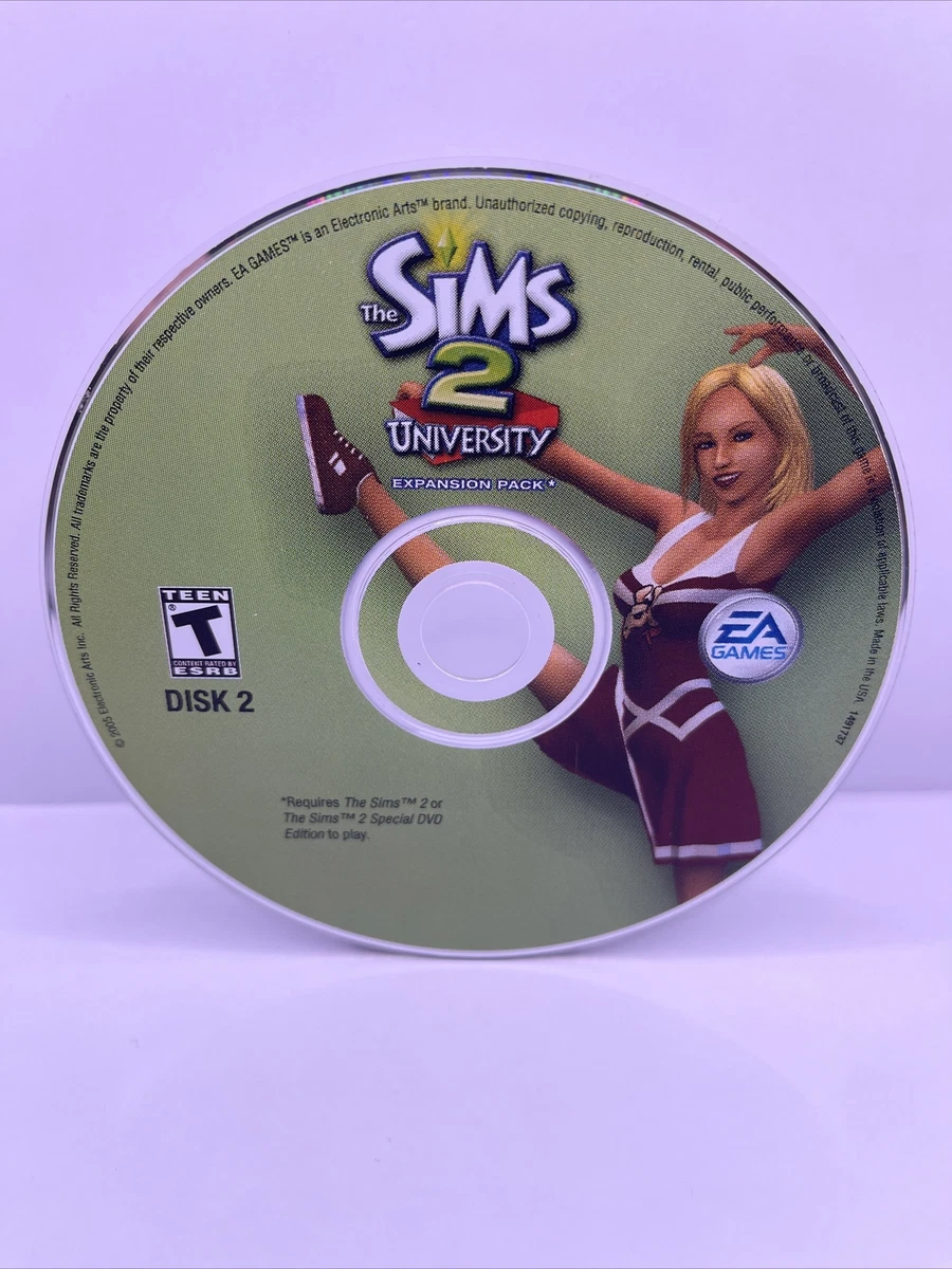 The Sims 2 - University Add-On - Windows PC CD-ROM Computer Game Disc 2  Only 14633149173 | eBay