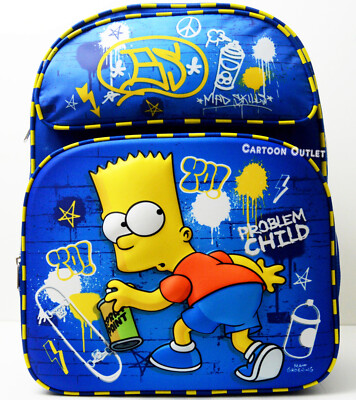 The Simpsons Bart Large Backpack 16