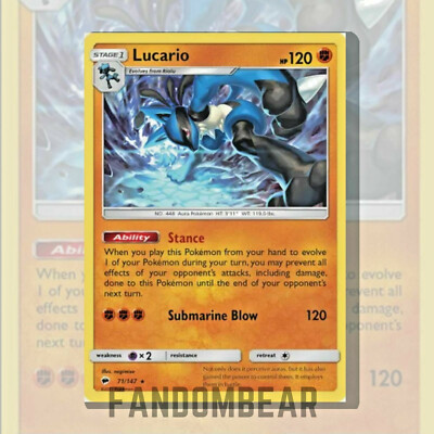 lucario stage 1 pokemon card value Diamond & Pearl Ultra Rare Promo If you do Lucario HOLO RARE card 71/147