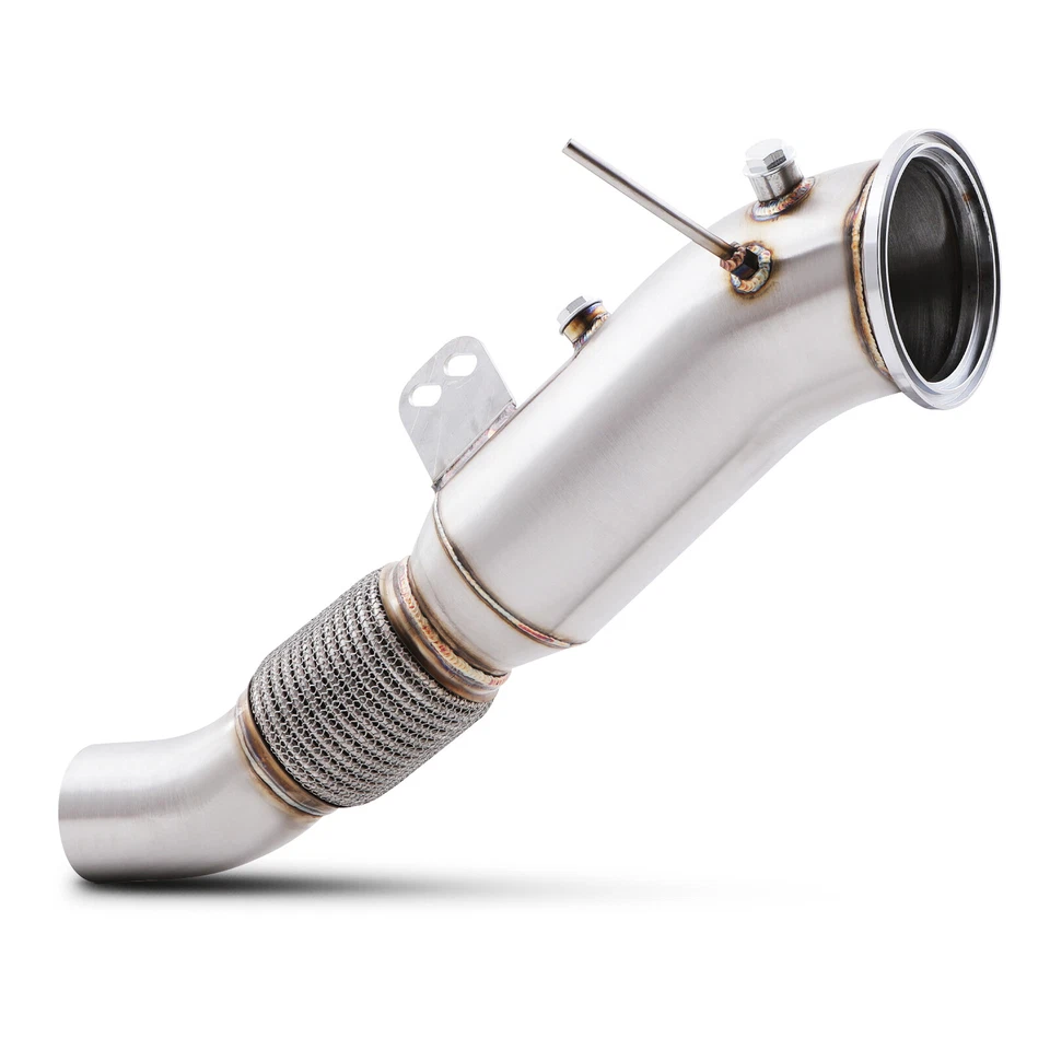 4.5" STAINLESS EXHAUST FRONT DOWNPIPE FOR BMW 1 2 SERIES F20 F22 B58 M140i M240i - Image 3 of 4