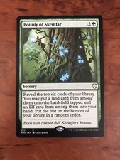 Bounty of Skemfar MTG Magic the Gathering Card NM Near Mint Kaldheim KHC