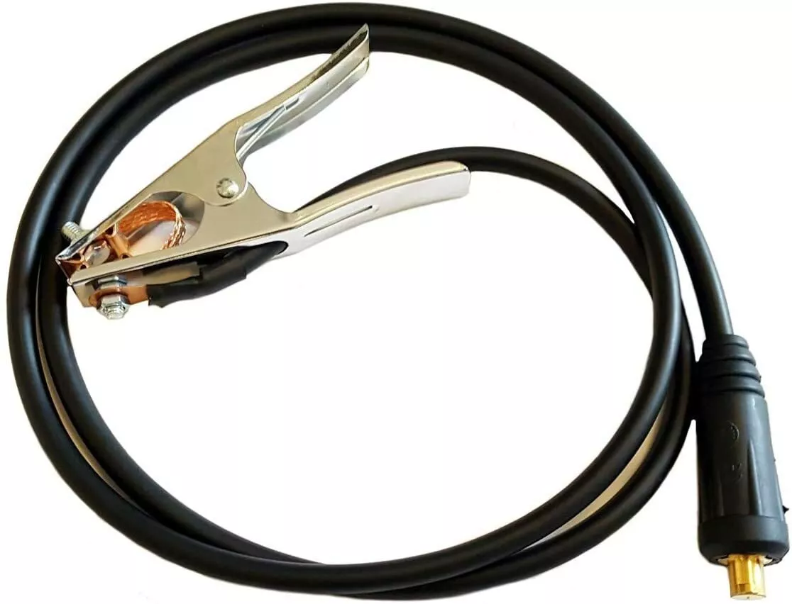 EARTH CLAMP CABLE WELDING GROUND GRIP LEAD 300A ARC MIG TIG 10 25 35 50 DINS 4M