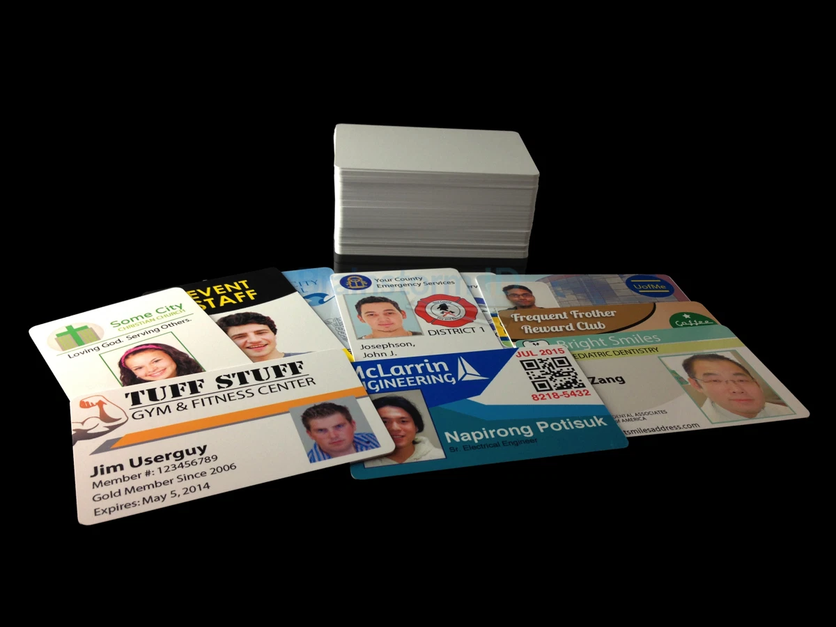 Inkjet Printable PVC Cards - For Epson &amp; Canon Inkjet Printers - 100  Pack | eBay