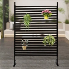 For Patio Garden, Fence, Balcony Decor Metal Privacy Screen Panel Outdoor
