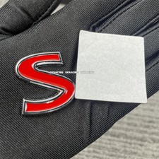1pcs Red S Letter Metal Car Sticker Cover Emblem Trunk Lid Metallic Decal Badge 1pcs Red S Letter Metal Car Sticker Cover Emblem Trunk Lid Metallic Decal Badge