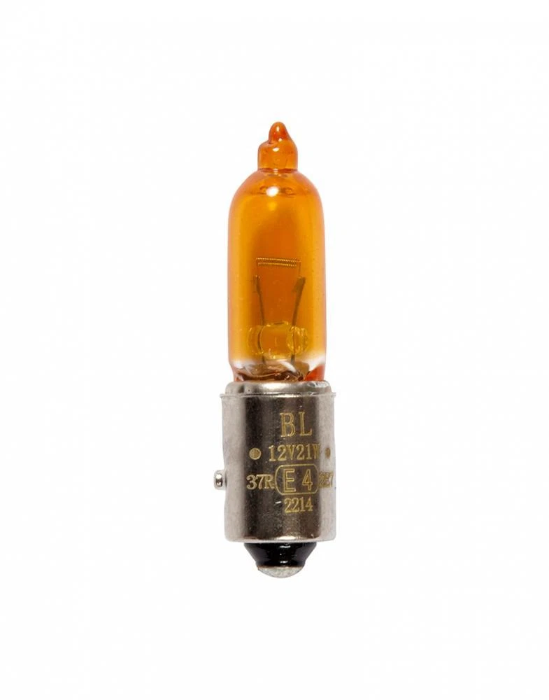 Orange halogen on sale light bulb