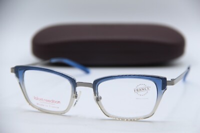 NEW JEAN LAFONT REEDITION GERRY 3145 CRYSTAL BLUE EYEGLASSES W/CASE 47-20