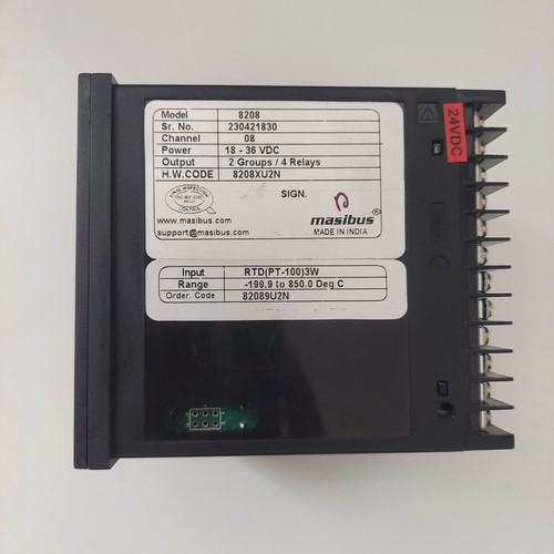 NEW MASIBUS 8208 CHANNEL TEMPERATURE - Picture 4 of 11