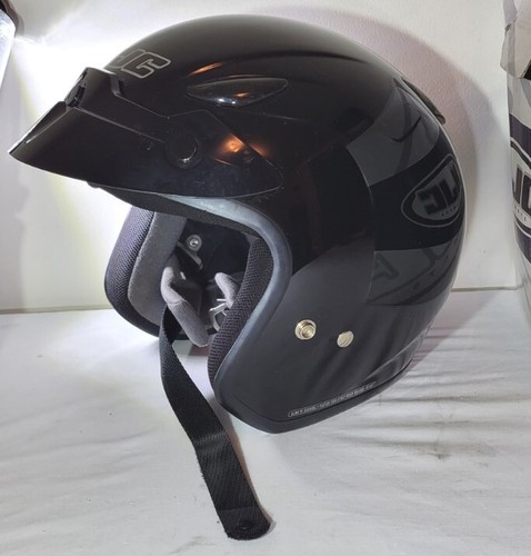 Casco facial abierto HJC CL-31 negro - PEQUEÑO - Imagen 2 de 10