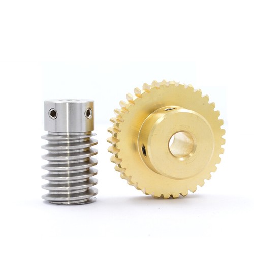 Modulo 0,5/0,8/1/1,5 da 15T a 60T ingranaggio ruota a vite senza fine ingranaggio rame e albero ingranaggio a vite senza fine - Foto 6 di 48