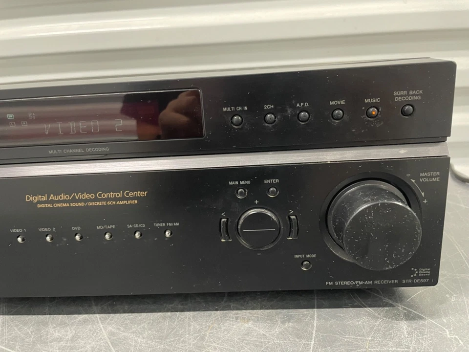 Sony STR-DE597 A/V Receiver -6.1 Channel Home Theater Stereo 540W - Image 3 of 4