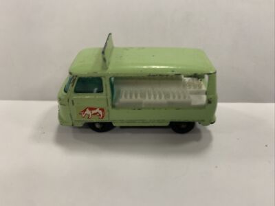Vintage 1960s Lesney Matchbox # 21 Commer Bottle Float Milk