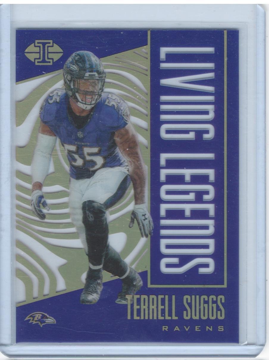 Terrell Suggs 2017 Panini Illusions #16 Living Legends Baltimore Ravens