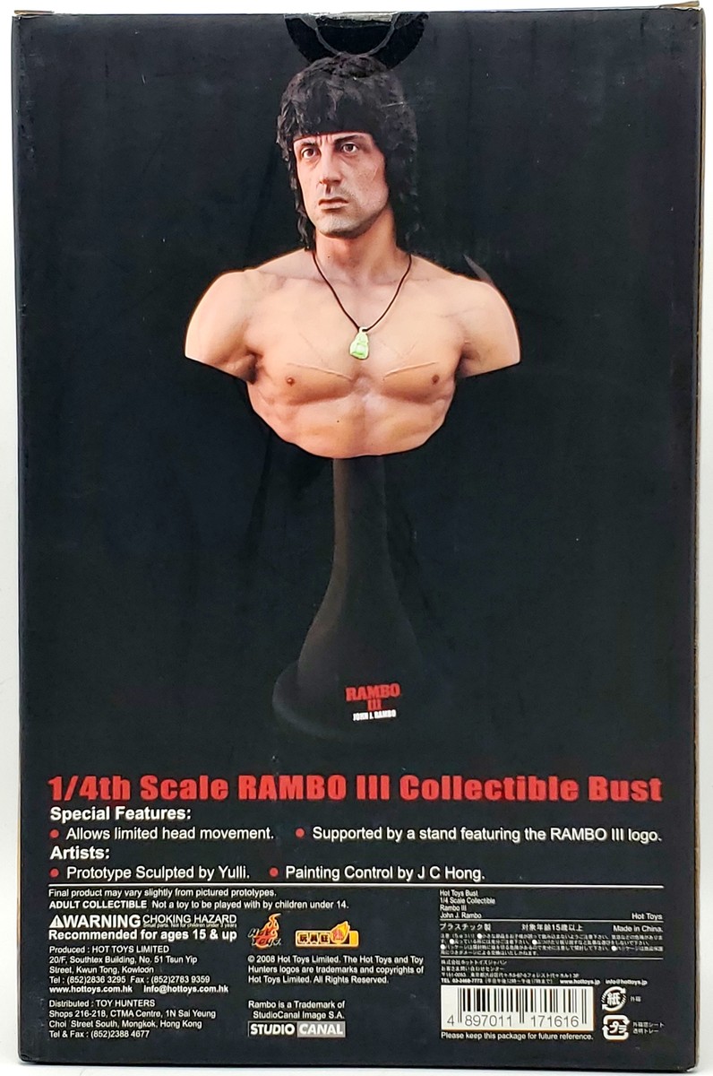 RAMBO III 1/4 SCALE COLLECTIBLEランボー３ Rambo III 1/4 Scale Statue by Phicen /Extremely Rare