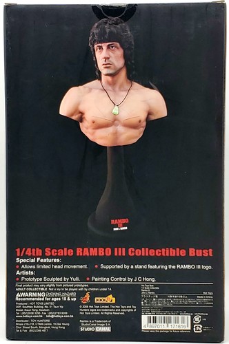 Rambo III John J Rambo Bust Figure 2008 Hot Toys 171616 - Picture 4 of 8