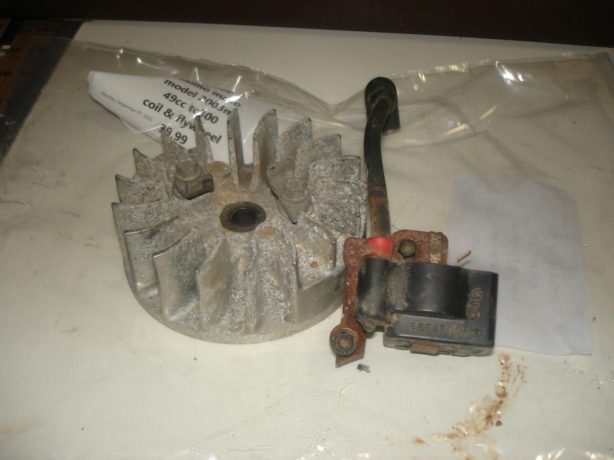 Eskimo Mako 2003m tc300 coil flywheel ice auger part bin 406 49cc