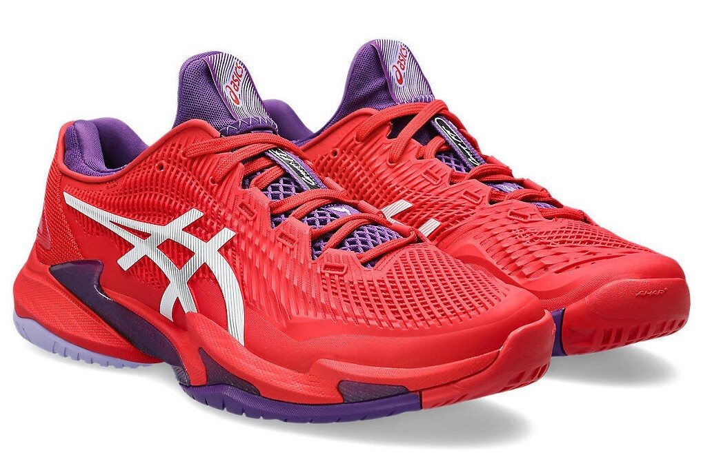 アシックス　テニスシューズ　COURT FF3 ワインレッド　オムニクレー　美品 asics アシックス テニスシューズ COURT FF 3 OC 28 0cm オムニ