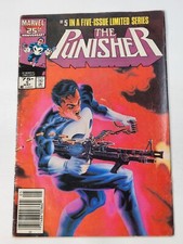 Punisher Limited Series 5 NEWSSTAND Marvel Comics Mike Zeck Copper Age 1986