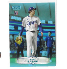 2025 Topps Stadium Club Roki Sasaki #187 Light Blue Parallel RC Dodgers BR