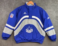 VTG Apex One Proline Dallas Cowboys Pullover Hooded Coat Jacket Sz L