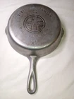 GRISWOLD LARGE LOGO CHROME NICKEL #6 SKILLET 699e