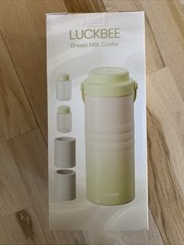 LUCKBEE Stainless Steel Vacuum Breast Milk Cooler Bottle Green MC001 Ring-Shaped