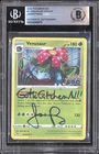 2022 Pokemon Go #3 Venusaur Jason Paige Signed BGS Auth Auto