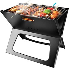 Portable Charcoal Grill Foldable BBQ Barbecue Grill For Camping Travel Outdoor