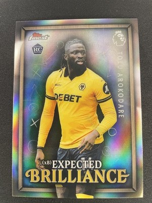 Tolu Arokodare 2025-26 Topps Finest Expected Brilliance RC Rookie #XB-39 Wolves
