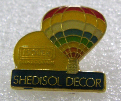 Anstecknadel ISOVER SAINT GOBAIN SHEDISCOL DEKOR MONTGOLFIERE Vintage Anstecknadel Badge