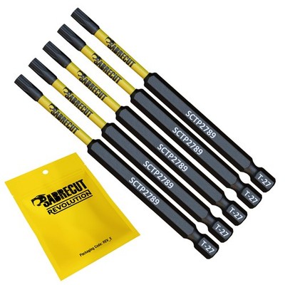 SabreCut manipulationssichere Schlagbohrkronen T27 89 mm x 5 für Milwaukee DeWalt Professional