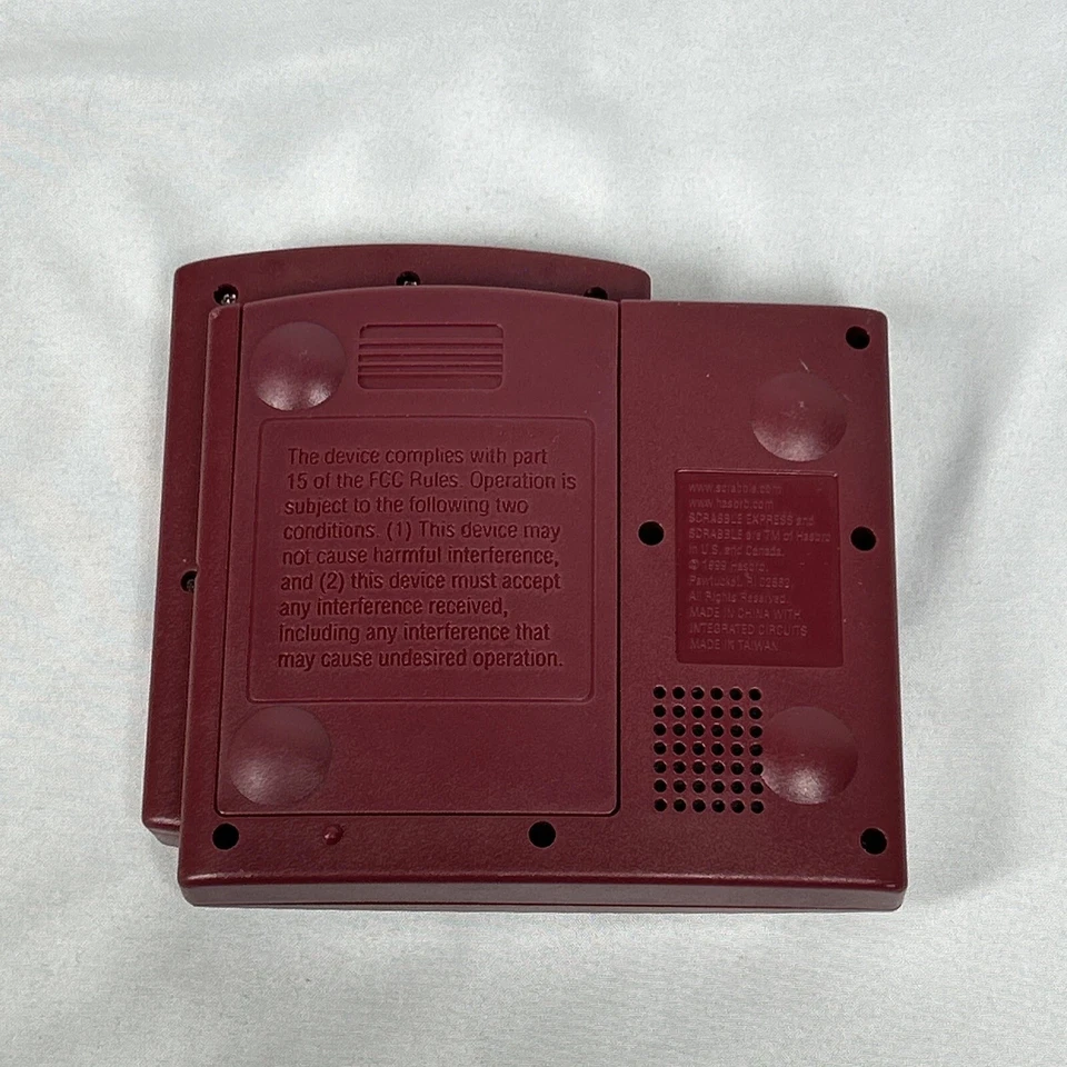 ПРОВЕРЕННАЯ винтажная ЭЛЕКТРОННАЯ ПОРТАТИВНАЯ ИГРА HASBRO SCRABBLE EXPRESS 1999 РАБОТАЮЩАЯ - Изображение 3 из 3