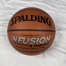 SPALDING INFUSION 3 Pointer 29.5" BASKETBALL David Stern Comp Leather Micro-Pump