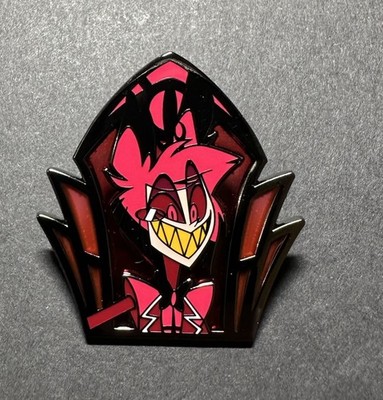 Hazbin Hotel Character Stained Glass Mystery Enamel Pin - Alastor