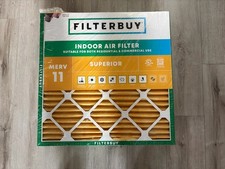 Filterbuy 21x21x1 Air Filter MERV 11 Superior Pet  Allergy Defense 6-Pack 