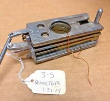 Antique Slot Machine Parts - Mills 25 Cent QUARTER Slide Set, 3 Coin Pay