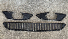 05-07 Mercedes W203 C280 C230 C350 AMG Sport Front Bumper Mesh Grilles Set OEM