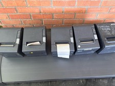 Lot Of 5 Epson Thermal POS Receipt Printer No AC
