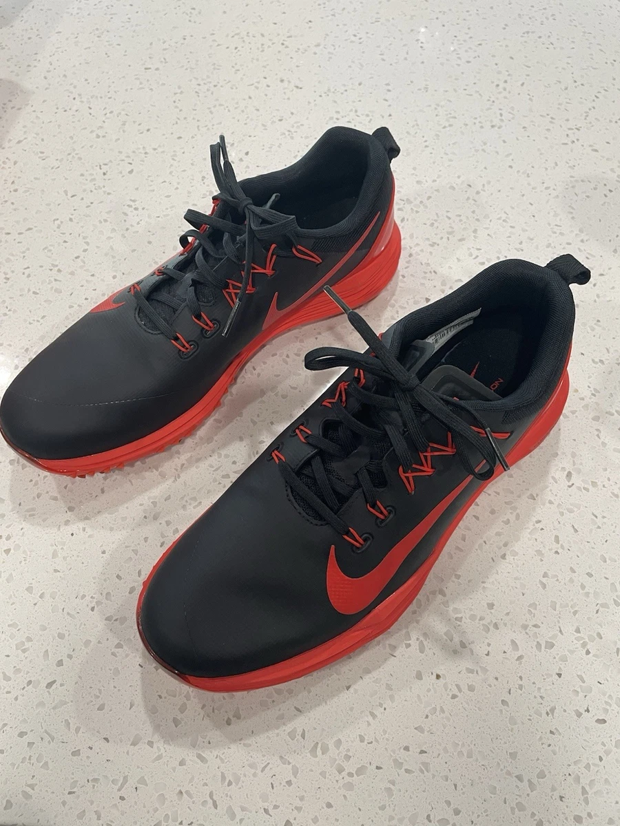 (H3) Nike Lunar Command 2 Men\'s Golf Shoes, Black/Red, Size 9.5 $_57.JPG?set_id=880000500F main image 3