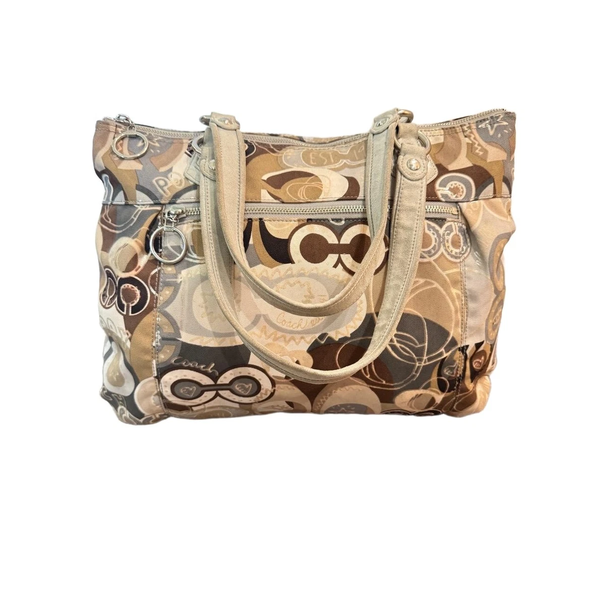 Coach Poppy Graffiti Glam Tote for sale | eBay