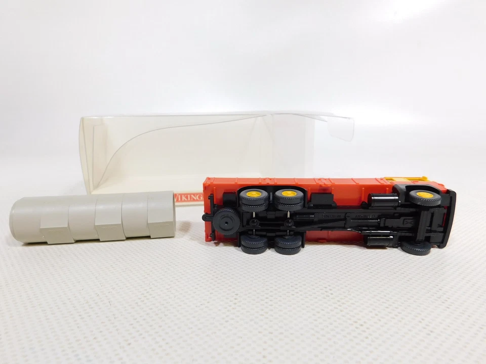 Wiking H0 1:87 0433 01 Pianale Camion Bordo Alto Scania 111 Lbt Mint + Box # - Immagine 3 di 4