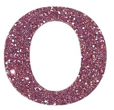 1/8" Pink Glitter Acrylic Letters - Font01 - Choose Size