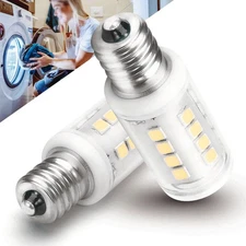 Xyanmc WE05X20431 Dryer Drum Led Light Bulb 3W 120V E12 Candelabra Base, 10W ...